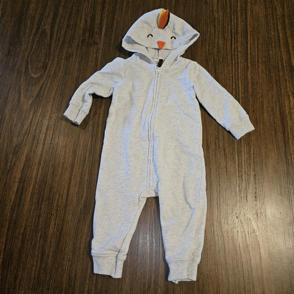 Carter's Little Turkey Romper 9 Months Boy Girl Thanksgiving Holiday
